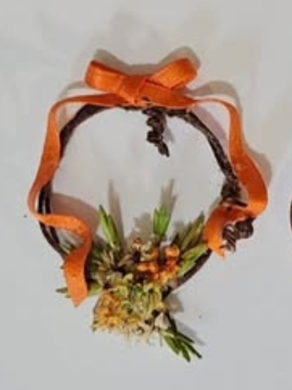 Miniature Wreath for Dollhouse or Miniature Scene